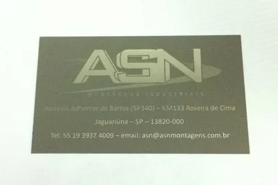 Etiqueta Aço Inox - Cerbisoriani