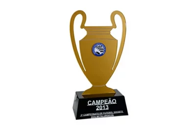 Troféus de Acrílico Campeão - Cerbisoriani